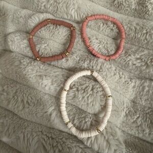 Set of Three Beaded Bracelets